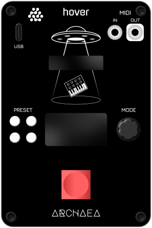 Hover MIDI panel